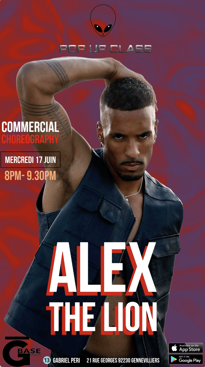 Alex The Lion en workshop international, semaine du 15 juin 2026 a G BASE Studio