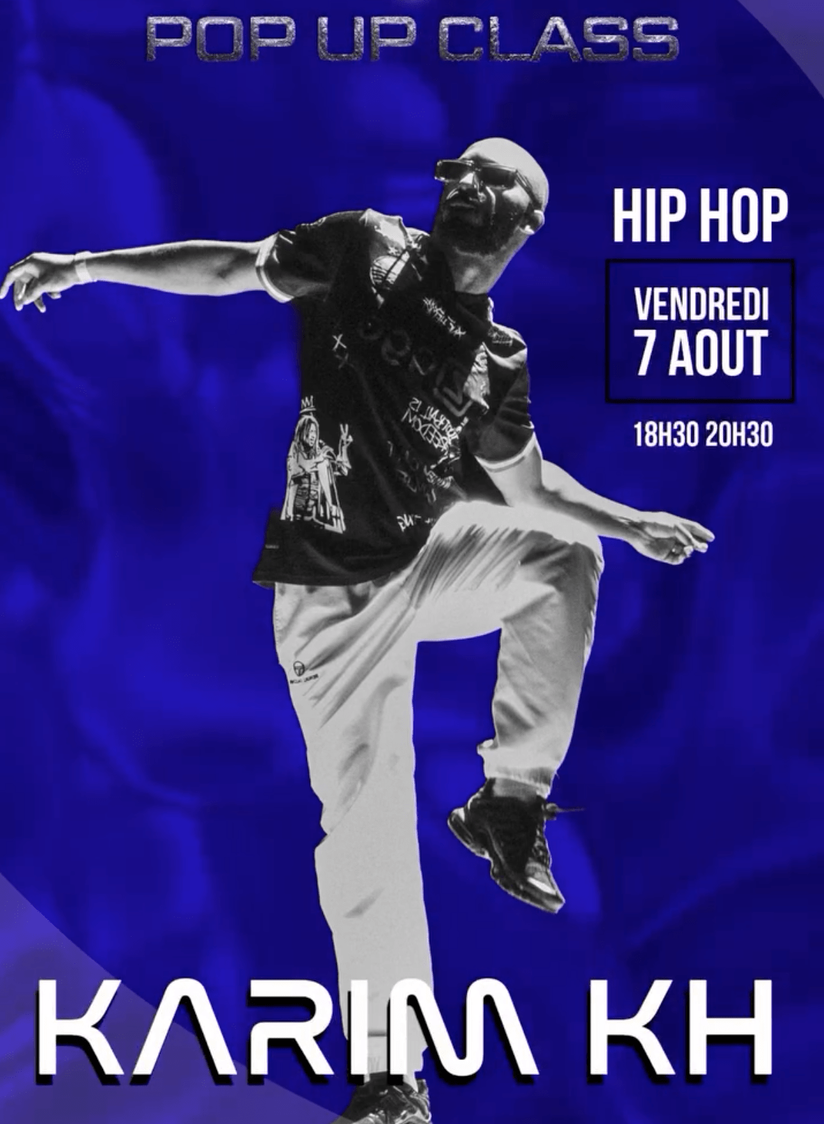 Karim KH Intensiv Hip Hop vendredi 7 aout a G BASE Studio Gennevilliers
