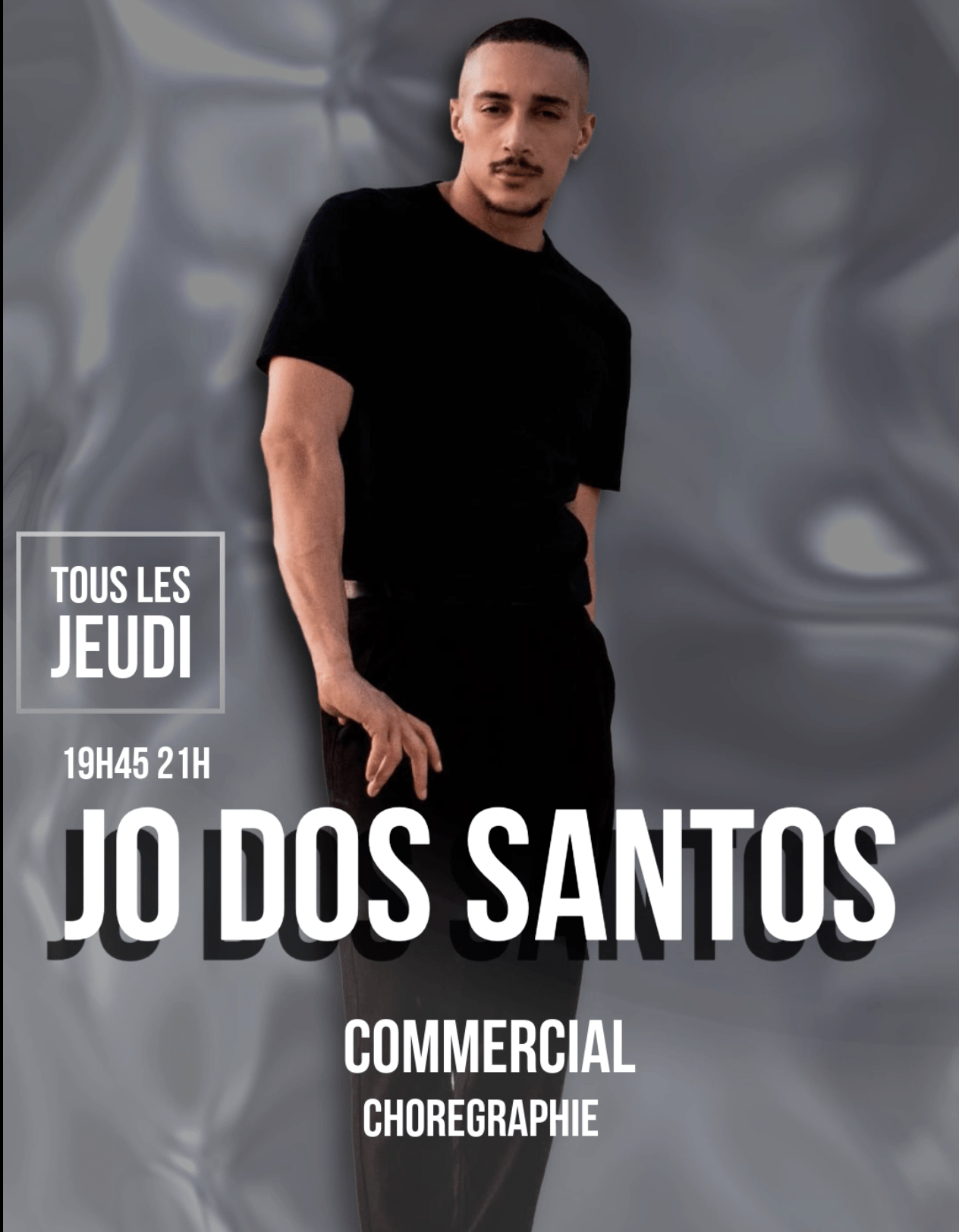 Jo Dos Santos commercial class performative a G BASE Studio Gennevilliers