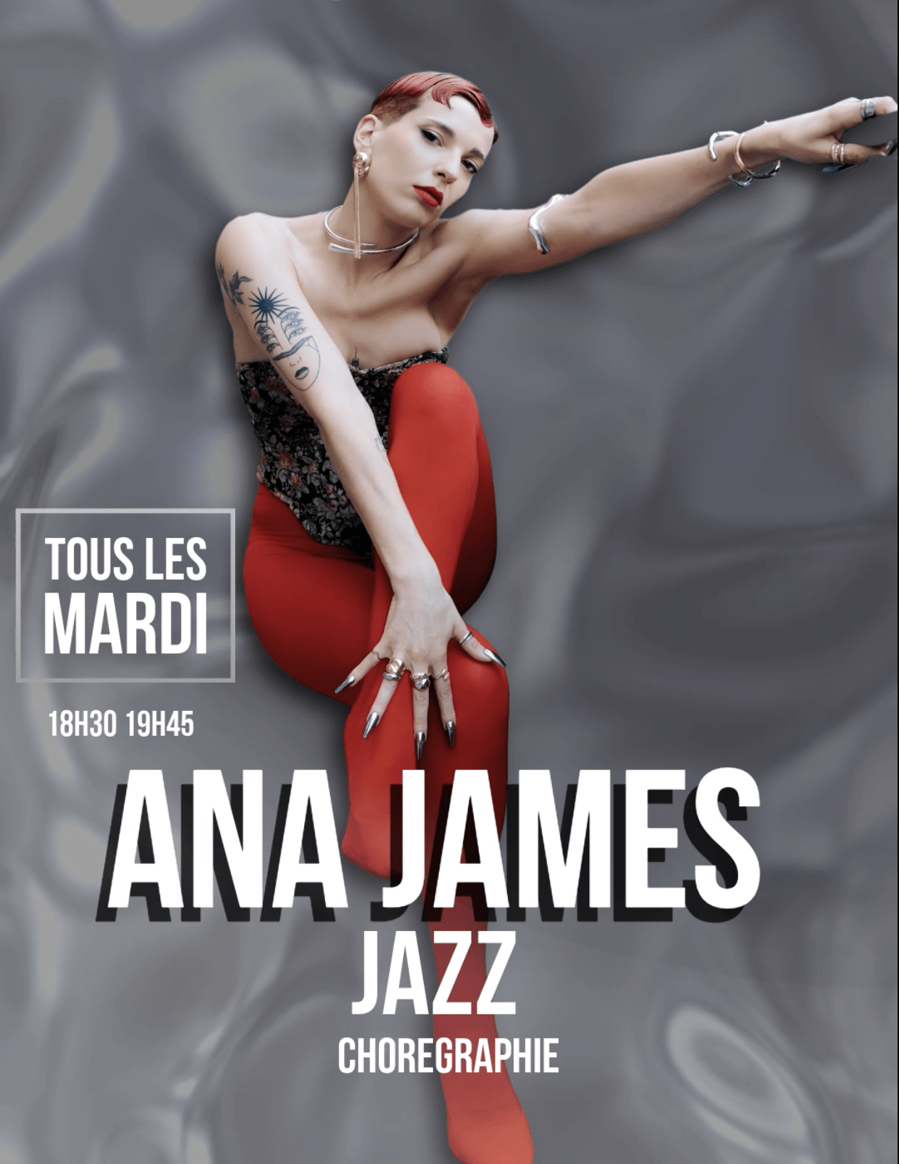 Ana James nouvelle residente jazz choregraphie a G BASE Studio Gennevilliers